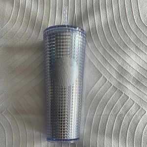 New Venti Silver Starbucks Cup